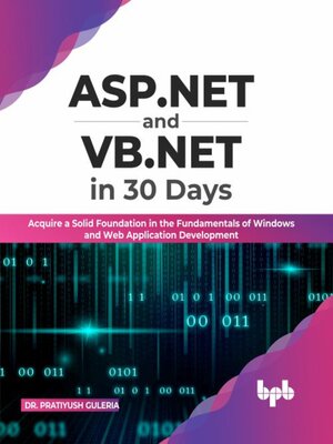 cover image of ASP.NET and VB.NET in 30 Days